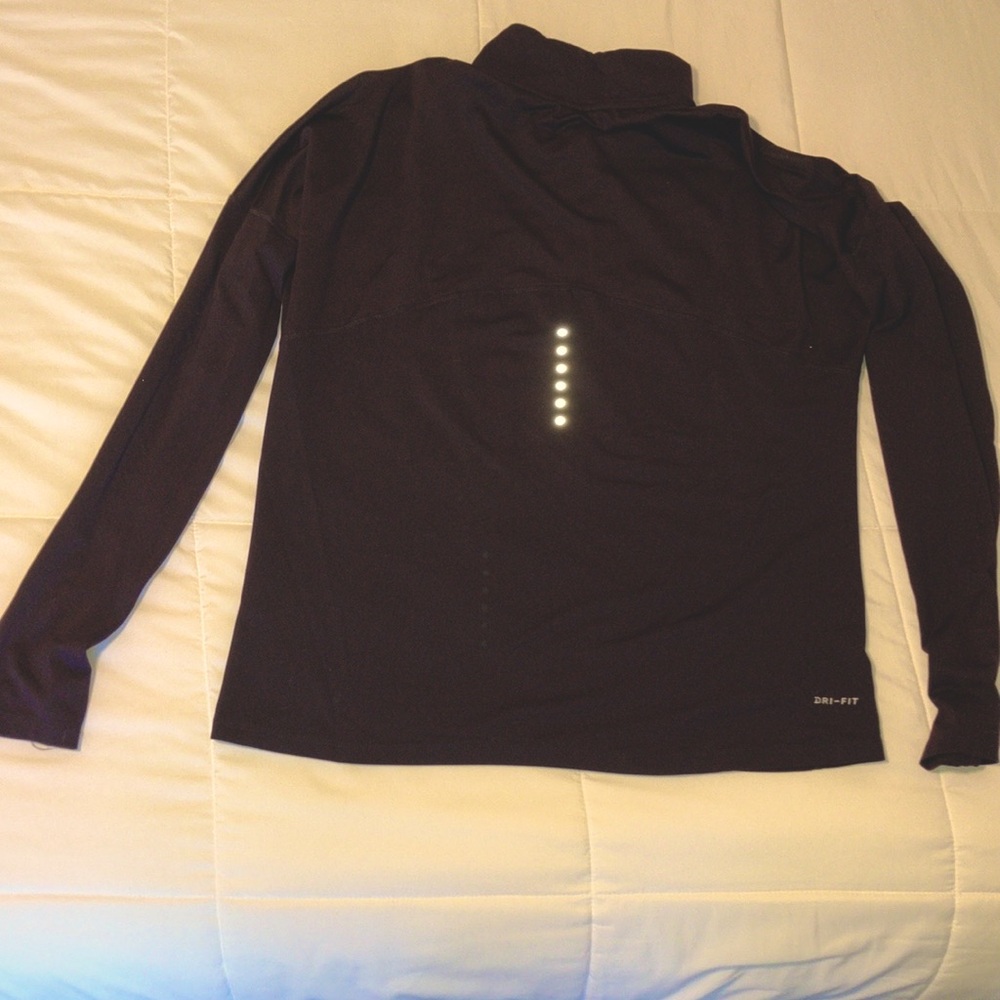 Nike Plum Dri-Fit Pull-Over, Large
